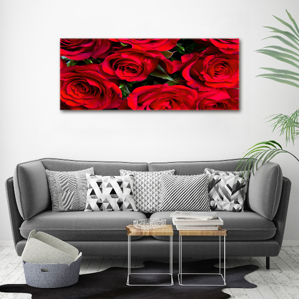 Quadro su tela Rose rosse