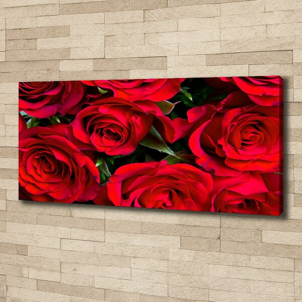 Quadro su tela Rose rosse