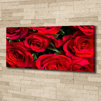 Quadro su tela Rose rosse