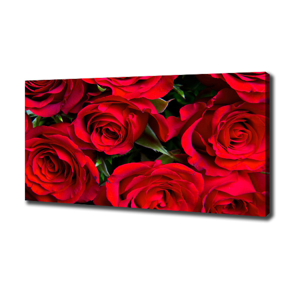 Quadro su tela Rose rosse