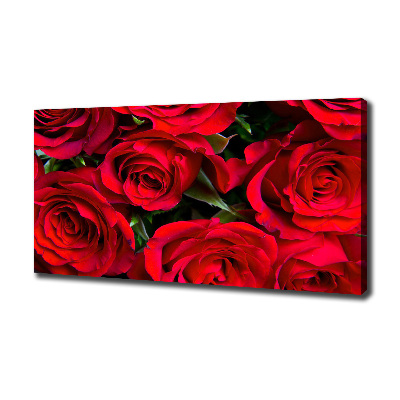 Quadro su tela Rose rosse