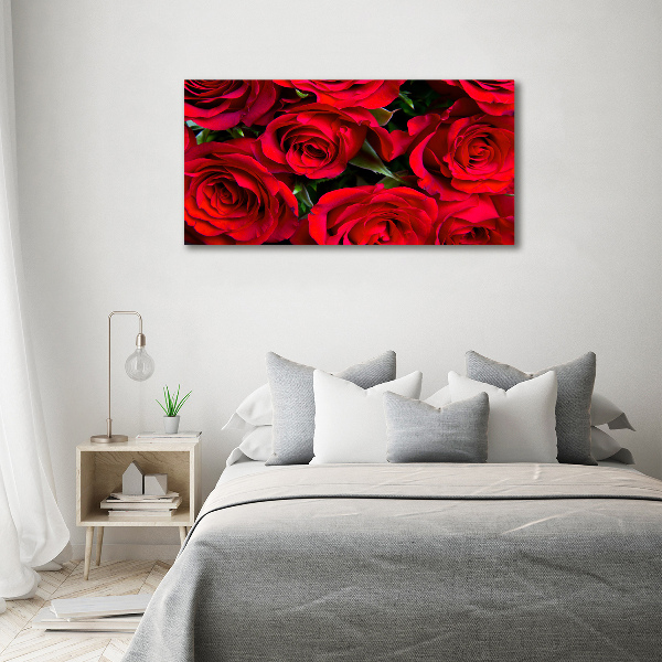 Quadro su tela Rose rosse