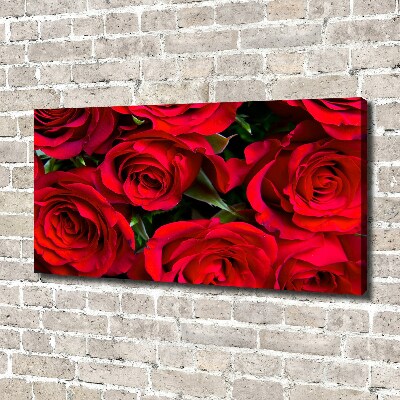Quadro su tela Rose rosse