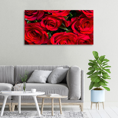 Quadro su tela Rose rosse