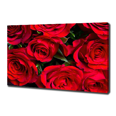 Quadro su tela Rose rosse