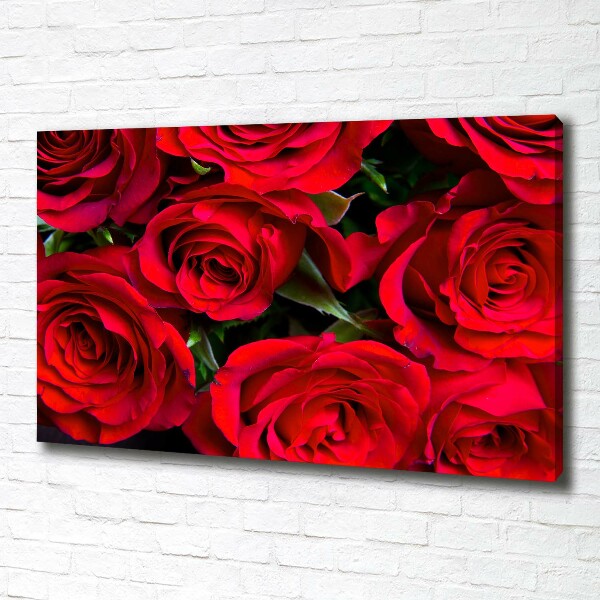 Quadro su tela Rose rosse