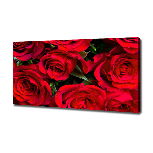 Quadro su tela Rose rosse