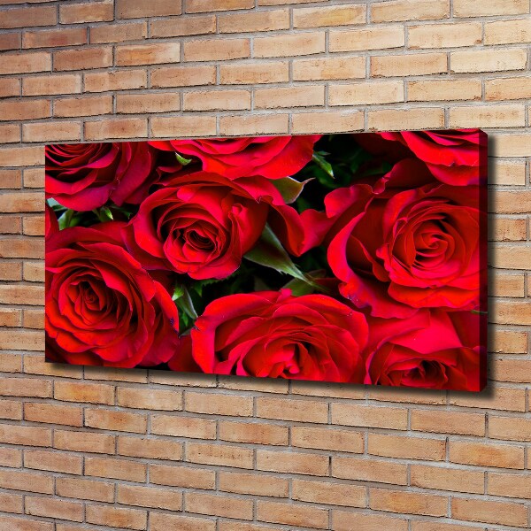 Quadro su tela Rose rosse