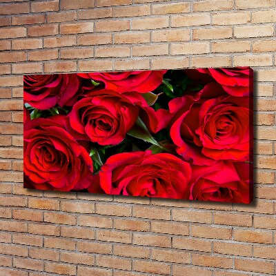Quadro su tela Rose rosse