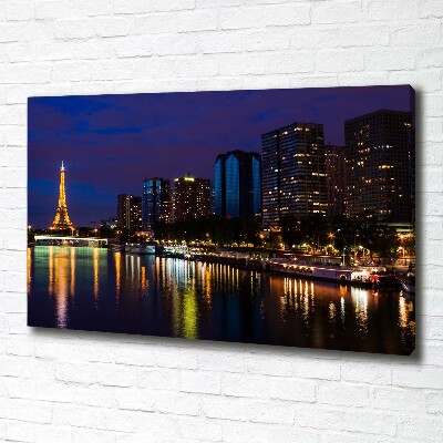 Quadro su tela Parigi di notte