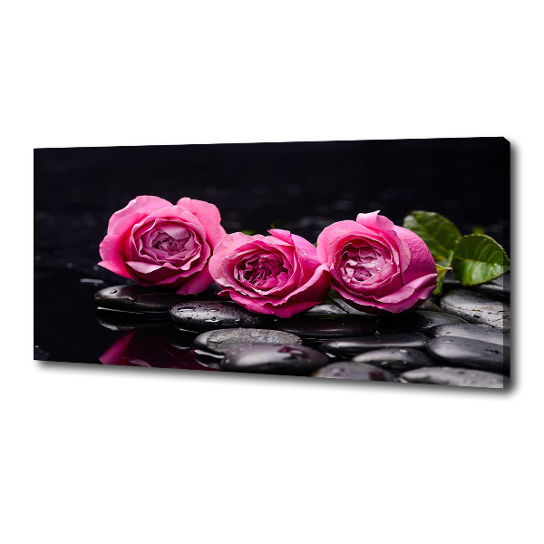Foto quadro su tela Rose rosa