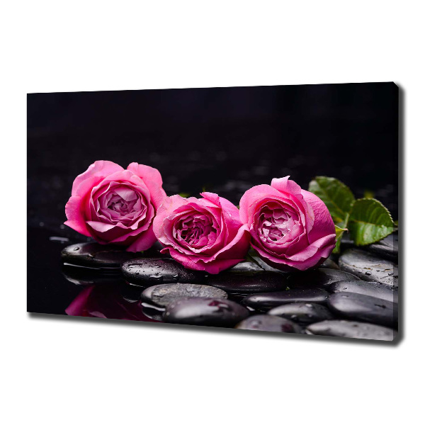 Foto quadro su tela Rose rosa