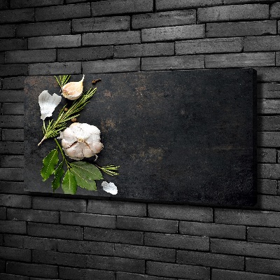 Quadro stampa su tela Aglio