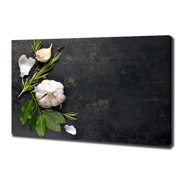 Quadro stampa su tela Aglio
