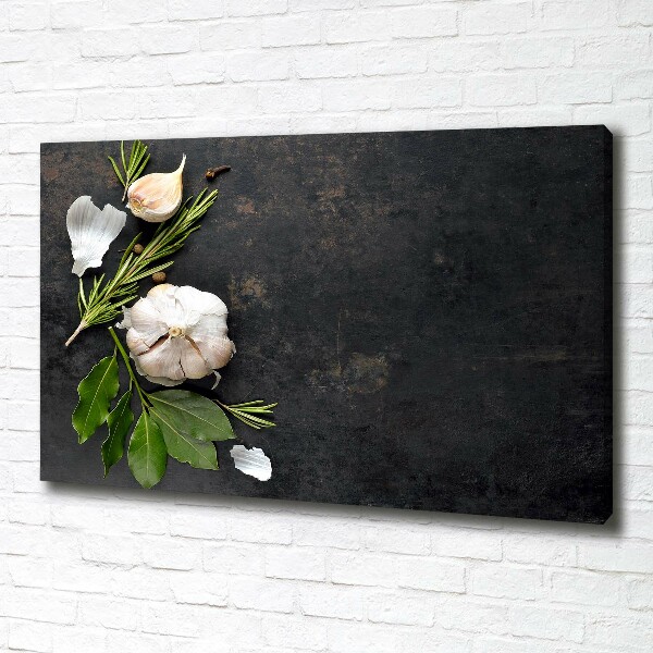 Quadro stampa su tela Aglio