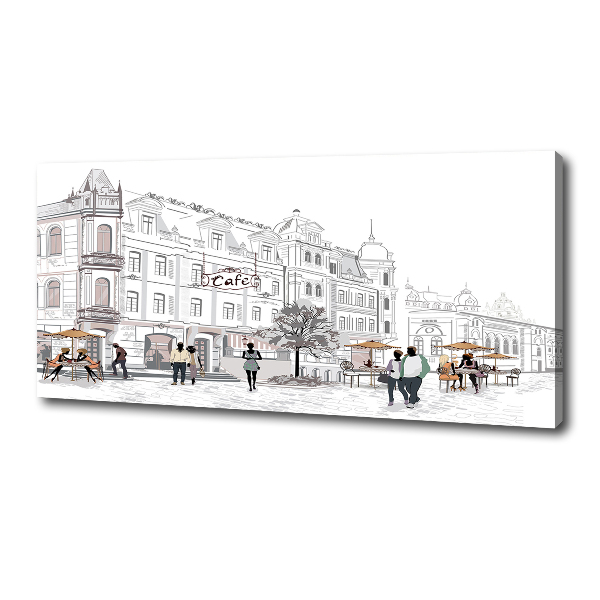 Quadro stampa su tela Città vecchia