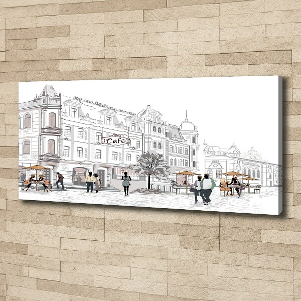 Quadro stampa su tela Città vecchia