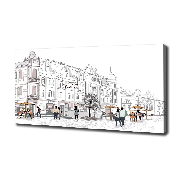 Quadro stampa su tela Città vecchia