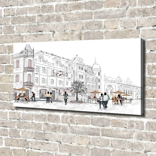 Quadro stampa su tela Città vecchia