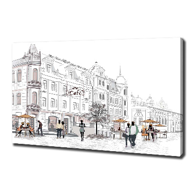 Quadro stampa su tela Città vecchia