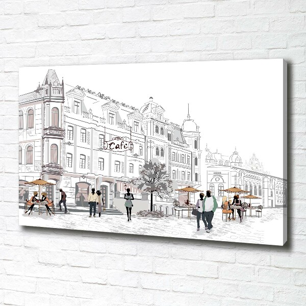 Quadro stampa su tela Città vecchia