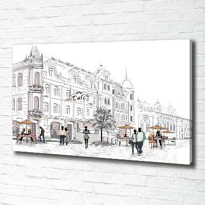 Quadro stampa su tela Città vecchia