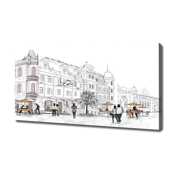 Quadro stampa su tela Città vecchia