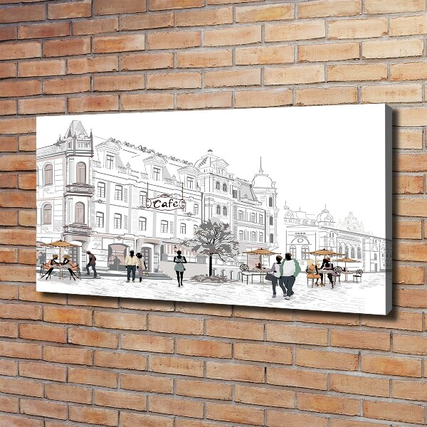 Quadro stampa su tela Città vecchia