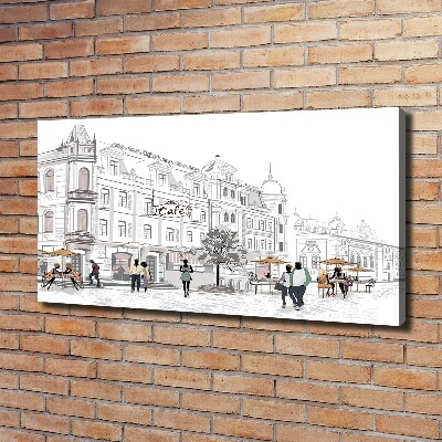 Quadro stampa su tela Città vecchia