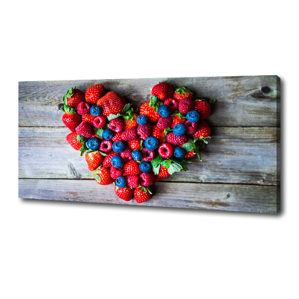 Quadro su tela Cuore di frutta