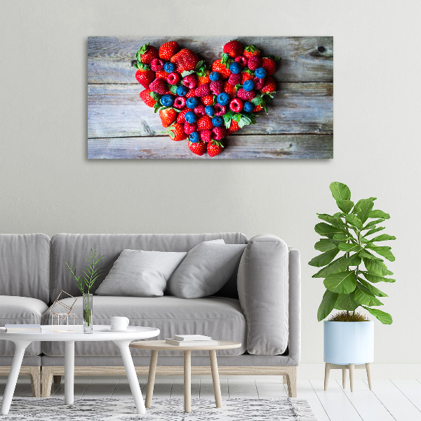 Quadro su tela Cuore di frutta