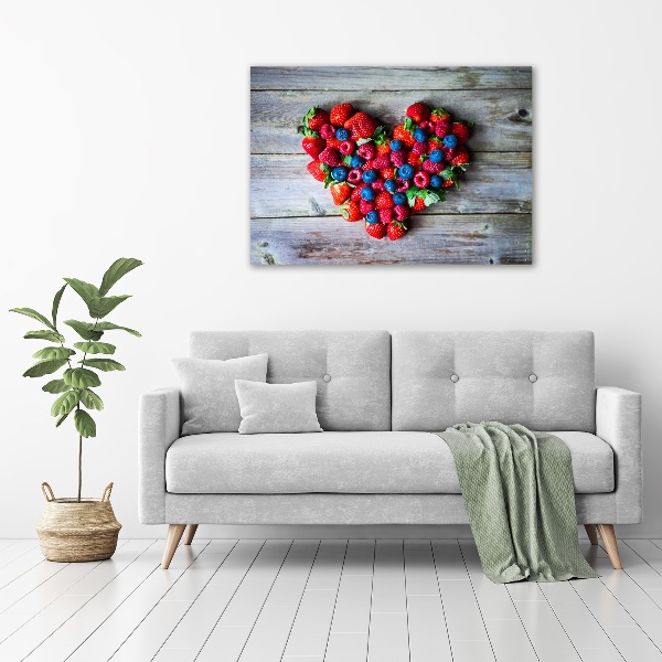 Quadro su tela Cuore di frutta