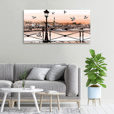 Quadro stampa su tela Crepuscolo a Parigi