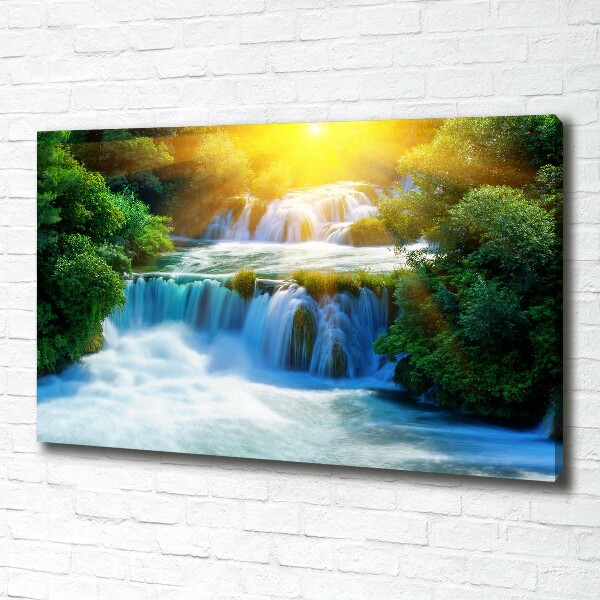 Foto quadro su tela Cascata di Krka
