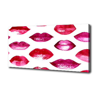 Foto quadro su tela Labbra rosse