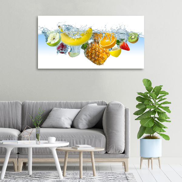 Foto quadro su tela Frutti sott'acqua