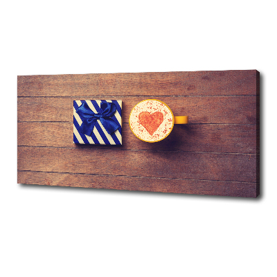 Quadro stampa su tela Caffè e un regalo