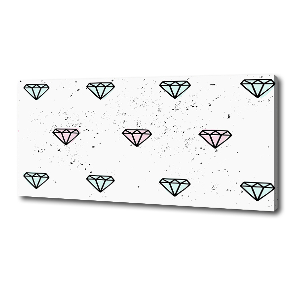 Quadro stampa su tela Diamanti