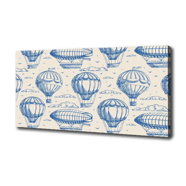 Quadro stampa su tela Mongolfiere e dirigibili