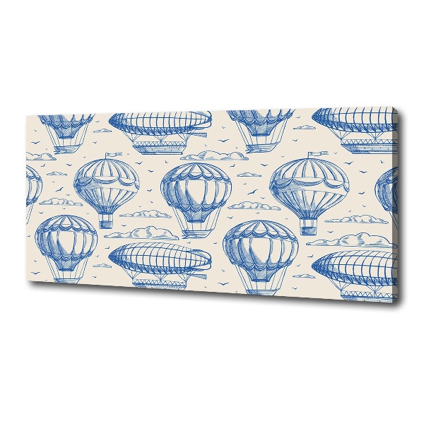 Quadro stampa su tela Mongolfiere e dirigibili