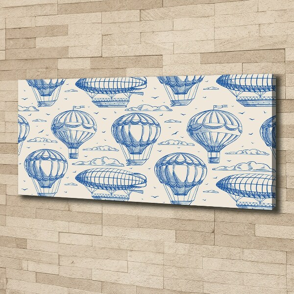 Quadro stampa su tela Mongolfiere e dirigibili