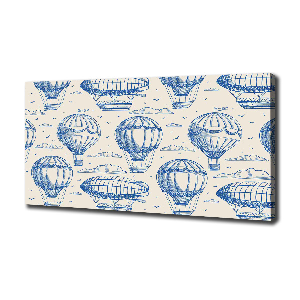 Quadro stampa su tela Mongolfiere e dirigibili
