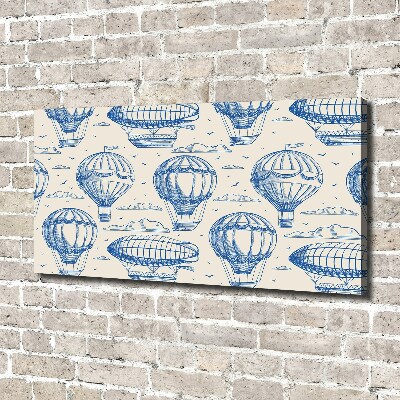Quadro stampa su tela Mongolfiere e dirigibili