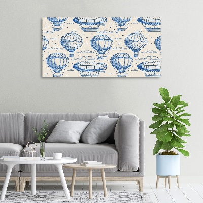 Quadro stampa su tela Mongolfiere e dirigibili