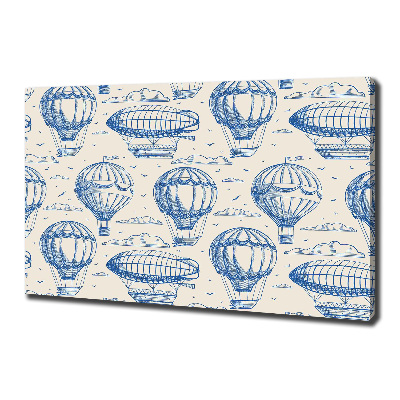 Quadro stampa su tela Mongolfiere e dirigibili