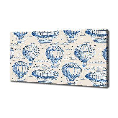 Quadro stampa su tela Mongolfiere e dirigibili
