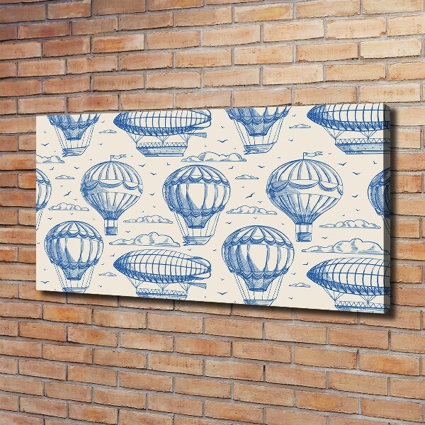 Quadro stampa su tela Mongolfiere e dirigibili