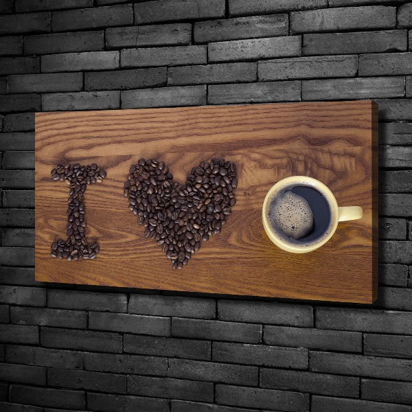 Foto quadro su tela Adoro il caffè