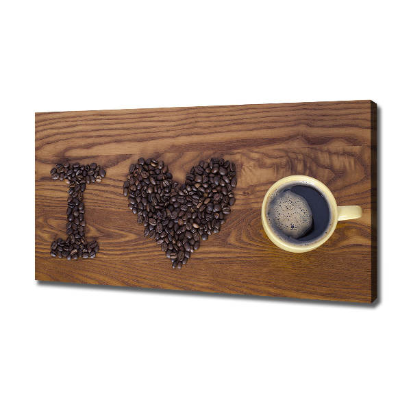 Foto quadro su tela Adoro il caffè