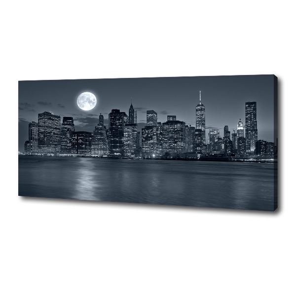 Foto quadro su tela New York di notte
